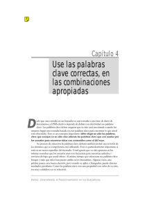 Use las palabras clave correctas, en las combinaciones