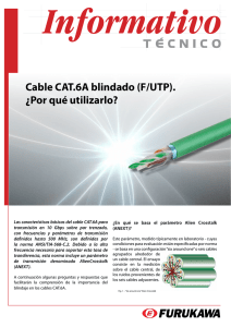 Cable CAT.6A blindado