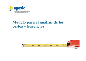 Modelo para el análisis de los costos y beneficios