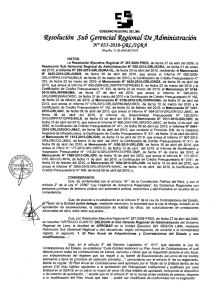 Resofución Su5 Qerencrh[ Regí0na[®e }irfmínistmción 9V*° 035