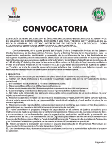 CONVOCATORIA - Fiscalía General del Estado