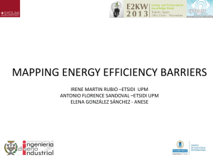 MAPPING ENERGY EFFICIENCY BARRIERS