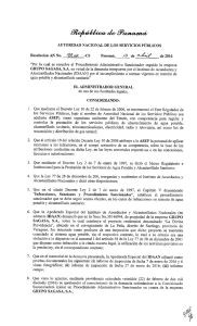 Page 1 AUTORIDAD NACIONAL DE LOS SERVICIOS PÚBLICOS