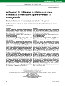 Aplicación de estímulos mecánicos en ratas