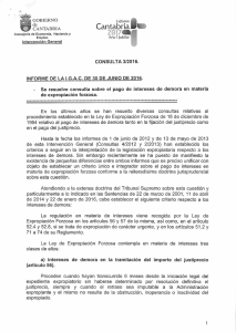 Consulta 3/2016 Pago de intereses de demora en materia de