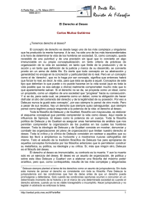 El Derecho al Deseo Carlos Muñoz Gutiérrez