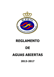 Reglamento Aguas Abiertas 2013-2017