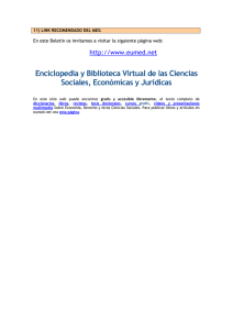 Enciclopedia y Biblioteca Virtual de las Ciencias Sociales