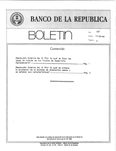 Boletín núm. 07 - Banco de la República