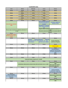 Calendario Académico