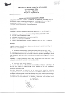 XXIV ENCU ENTRO DEL COMITÉ DE INTEGRACIÓN