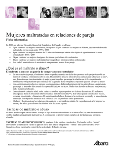 Women Abused in Intimate Relationships - Spanish