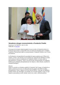 160422-Senadores otorgan reconocimiento a Fundación Pueblo