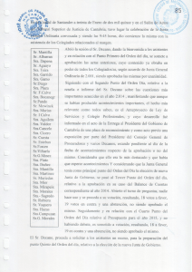 ¡ad de Santander a treinta de Enero de dos mil quince y en el Salón