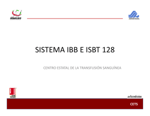 SISTEMA IBB E ISBT 128