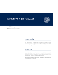 imprentas y editoriales - Banco Central de Chile