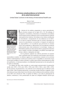 Activismo estadounidense en la historia de la salud internacional