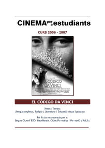el código da vinci - Cinema per a Estudiants