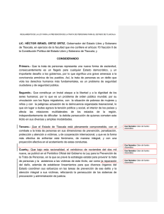 LIC. HÉCTOR ISRAEL ORTIZ ORTIZ, Gobernador del Estado Libre y