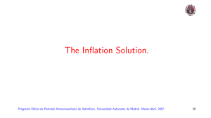 The Inflation Solution.
