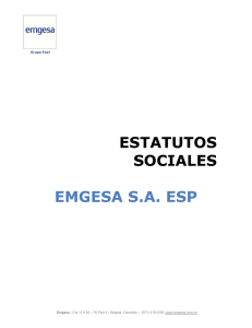 MODELO DE ESTATUTOS DE LA SOCIEDAD RESULTANTE