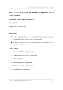 tema 5: participacin ciudadana y trabajo social comunitario