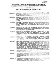 Anexos del informe en mayoria de la CPMP