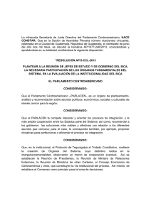 RAP-0003-0250-2013 - Parlamento Centroamericano
