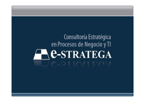 Consultoría Estratégica en Procesos de Negocios y TI