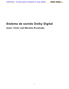 Sistema de sonido Dolby Digital