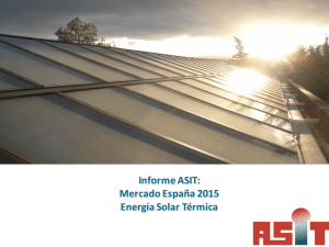 ASIT, Mercado Solar Térmica 2015