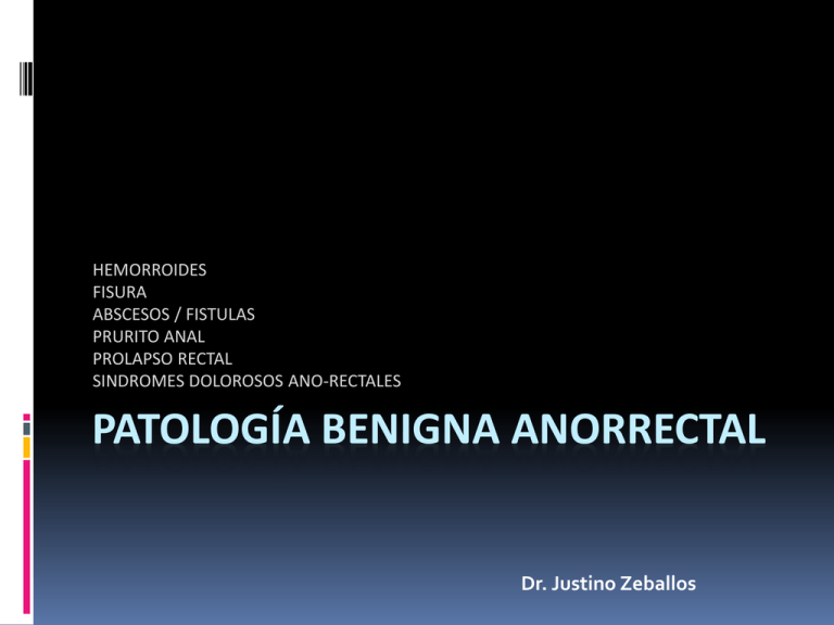 Patología Benigna Anorrectal 0901