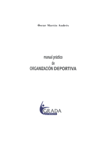 Organización deportiva - Curso de Animador Dinamizador de