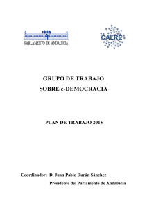 CALRE_Plan de Trabajo Grupo eDemocracia 2015_ES