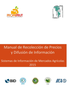 Manual de Recolección de Precios y Difusión de Información
