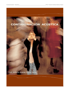 Contaminación Acústica - Victoria Andrea Muñoz Serra