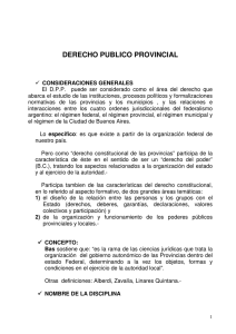 derecho publico provincial