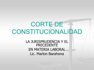 Jurisprudencia Laboral - Corte de Constitucionalidad