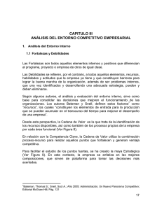 CAPITULO III ANÁLISIS DEL ENTORNO COMPETITIVO