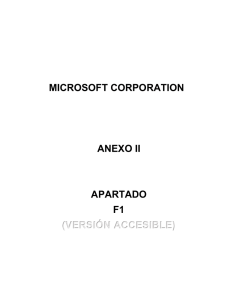 microsoft corporation anexo ii apartado f1 (versión accesible)