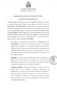 Dictamen Legal - No Aplica Año 2015