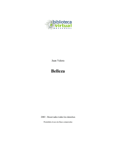 Belleza - Biblioteca Virtual Universal