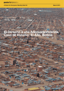 El Alto, Bolivia - Poster for tomorrow