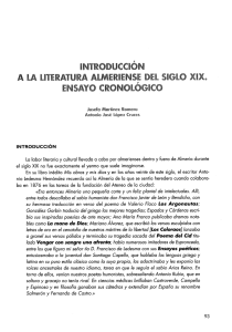 La labor literaria y cultural llevada a cabo por almerienses dentro y