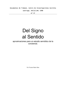 Del Signo al Sentido - Escuela de Psicolog&iacute;a