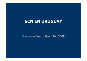 Cuentas Nacionales en Uruguay