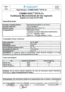 °a"da“ Hoja Técnica : COSMO