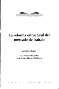 La reforma estructural del