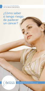 ¿Cómo saber si tengo riesgo de padecer un cáncer?