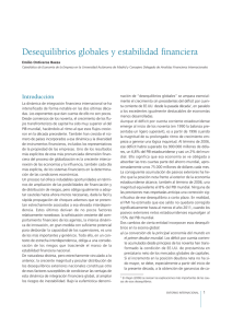 Desequilibrios globales y estabilidad financiera